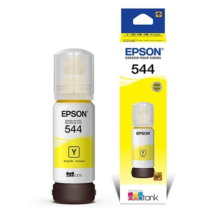Tinta Epson 544 65ML Yellow Impr L3250 L1110 L3110 L3150 L5190 L5290