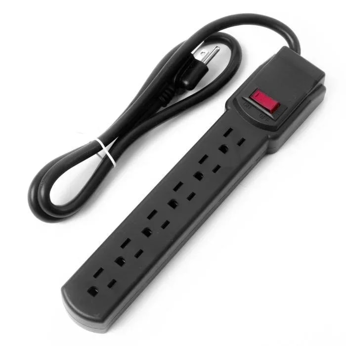 Cortapicos SK-023 6 Tomas 110V-120V 60HZ 7.5A Black