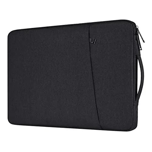 Estuche 15.6” Poliester LS201 Con Cierre 2 Compartimentos Negro