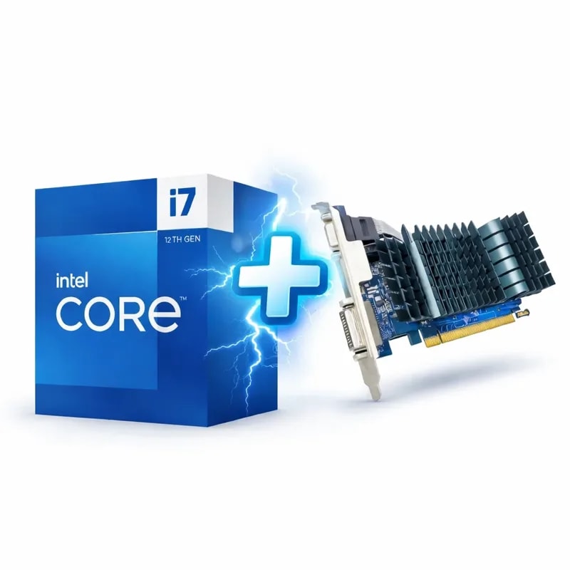 Procesador Intel I7-12700F (Incl. Tarj. video 2GB) 12 Nucleos 25MB Cache LGA1700 DDR4/5 3200/4800
