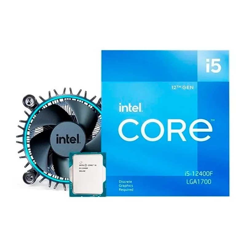 Procesador Intel I5-12400F (sin video) 2.50GHZ 6 Nucleos FCLGA1700 DDR5-4800/DDR4