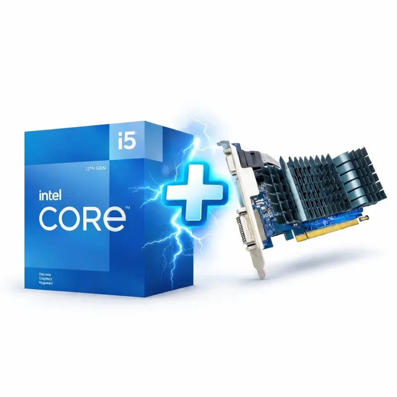 Procesador Intel I5-12400F (incl. tarj video 2GB) 2.50GHZ 6 Nucleos FCLGA1700 DDR5-4800/DDR4