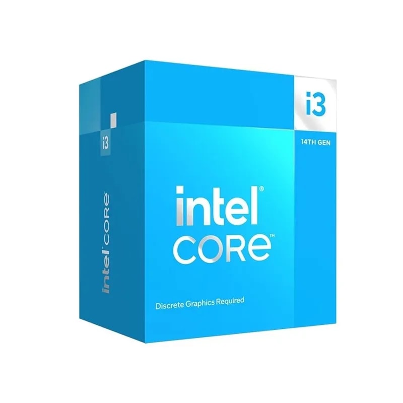 Procesador Intel I3-14100F (sin Video) 3.5 Ghz 4 Nucleos 12 MB Cache FCLGA1700 DDR4/DDR5