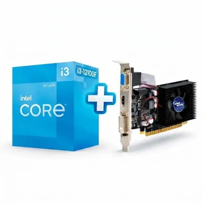 Procesador Intel I3-12100F (incl. tarj video 2GB) 4 Nucleos 12MB Cache LGA1700 DDR4 3200/DDR5 4800