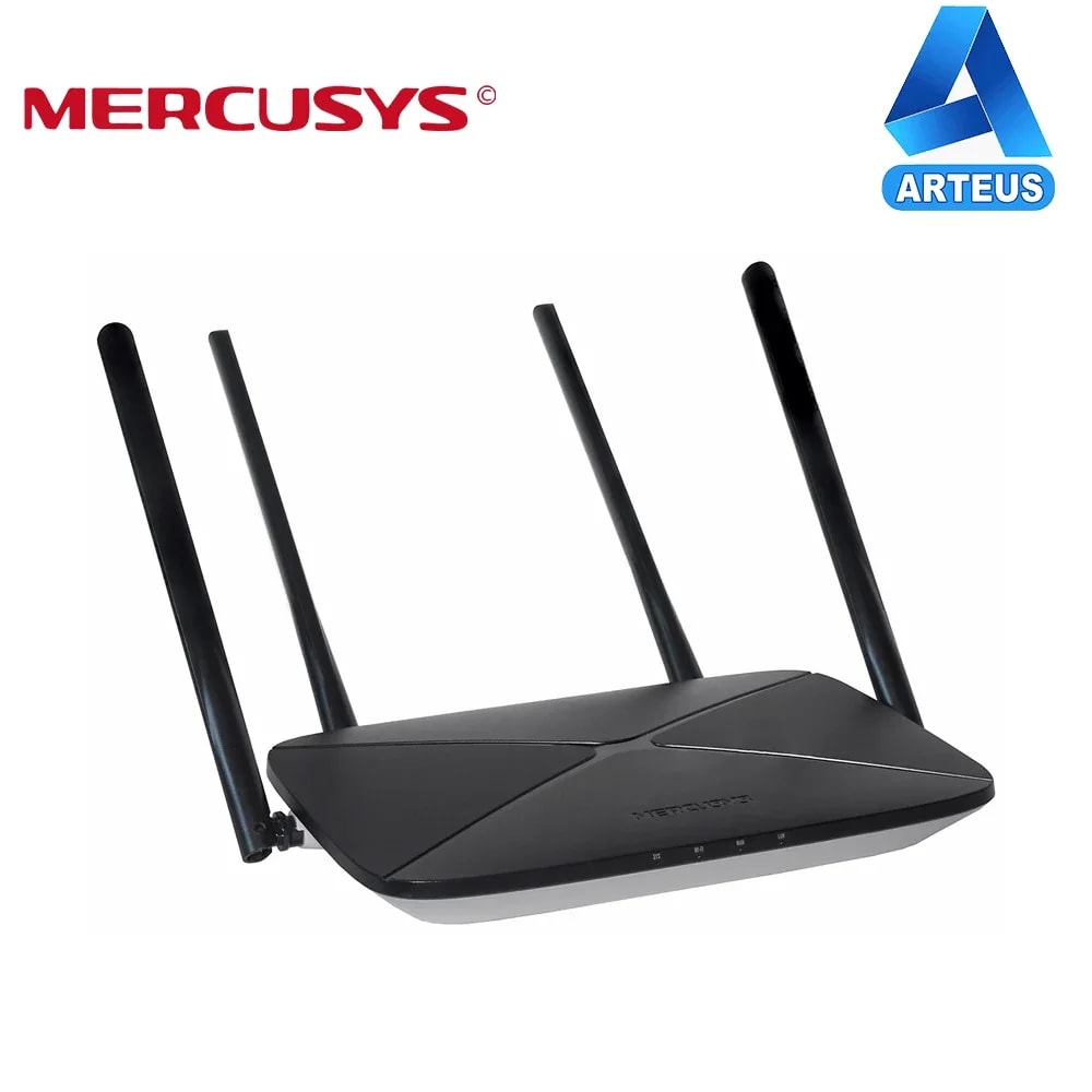 Router Mercusys AC12G Gigabit AC1300 Dual Band 2.4GHZ 400MBPS Y 5GHZ 867MBPS Mu-mimo 4 ANT * 5DBI