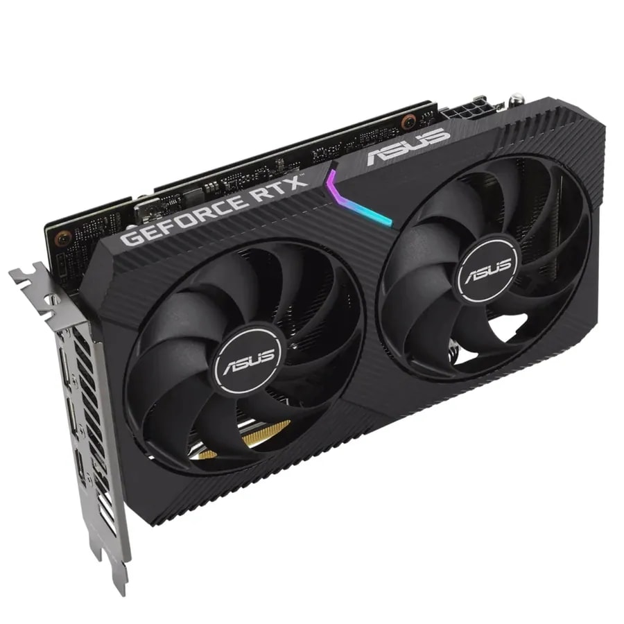Tarjeta De Video ASUS Dual RTX-3060 12GB V2 GDDR6 192BITS HDMI 3DP 2VENT. PCIE 4.0