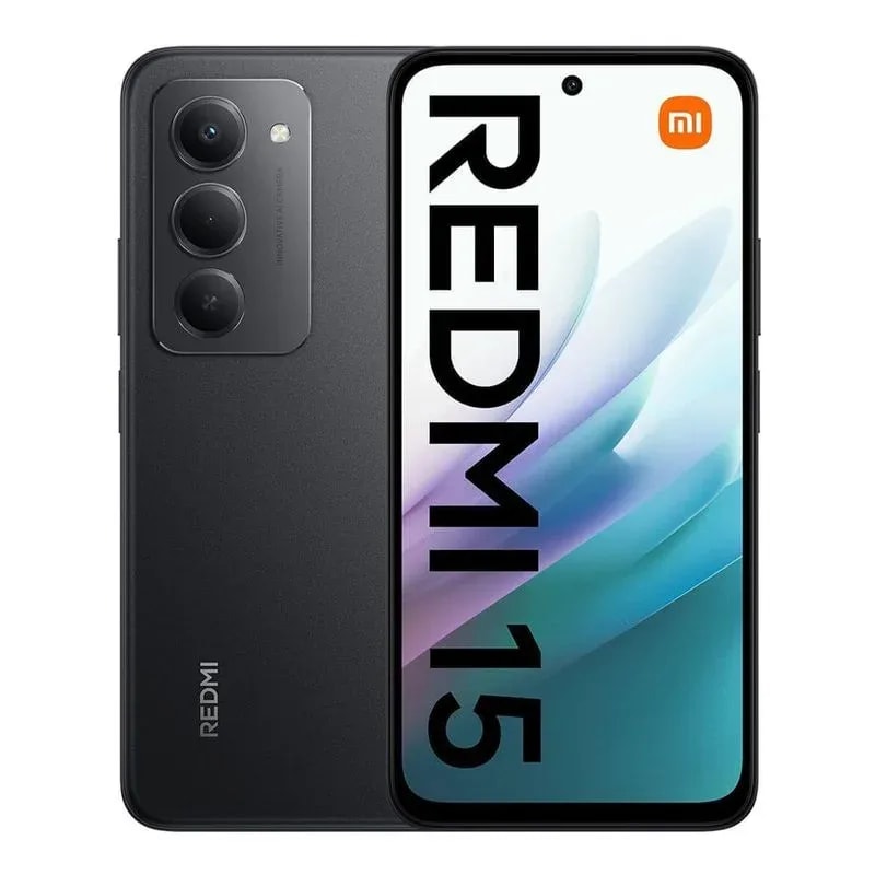 Xiaomi Redmi 15 6.9" Hd+ 8GB 256GB Alm Cam 50MP/8MP 6000MAH 33W Android 15 Black