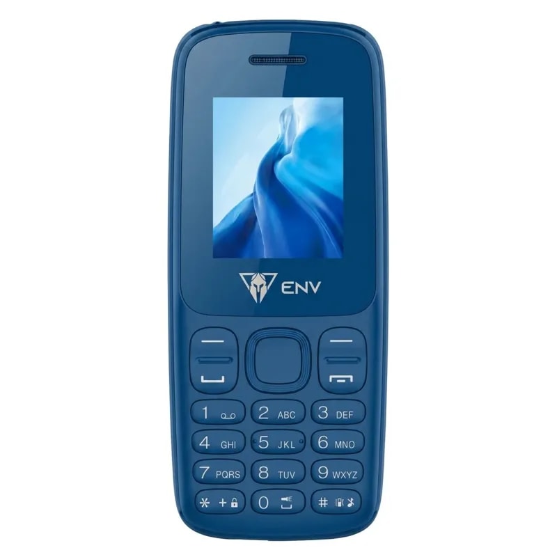 ENV Link 2G Dual Sim 1.8" LCD Azul Cam MP3 / MP4 Bat. Larga Duracion, Radio FM Linterna 1CENV156