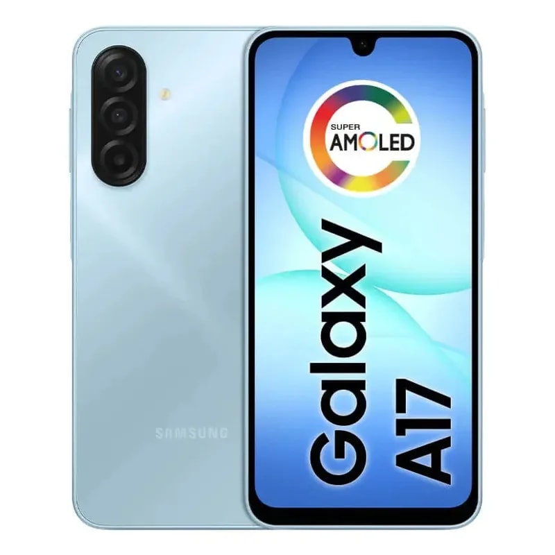 Samsung Galaxy A17 6.7" AMOLED FHD 4GB RAM 128GB Alm IP54 Camaras 50MP/5MP Batería 5000 Mah 25 W