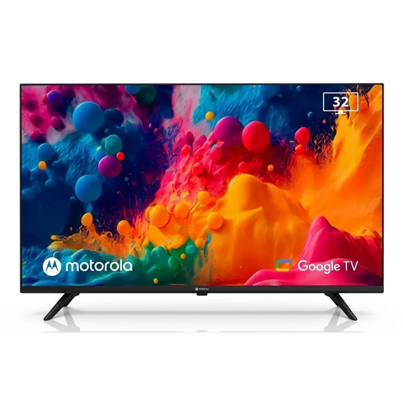 Smart TV Motorola 32" LED HD Google TV Dolby Audio 32MKGFHD
