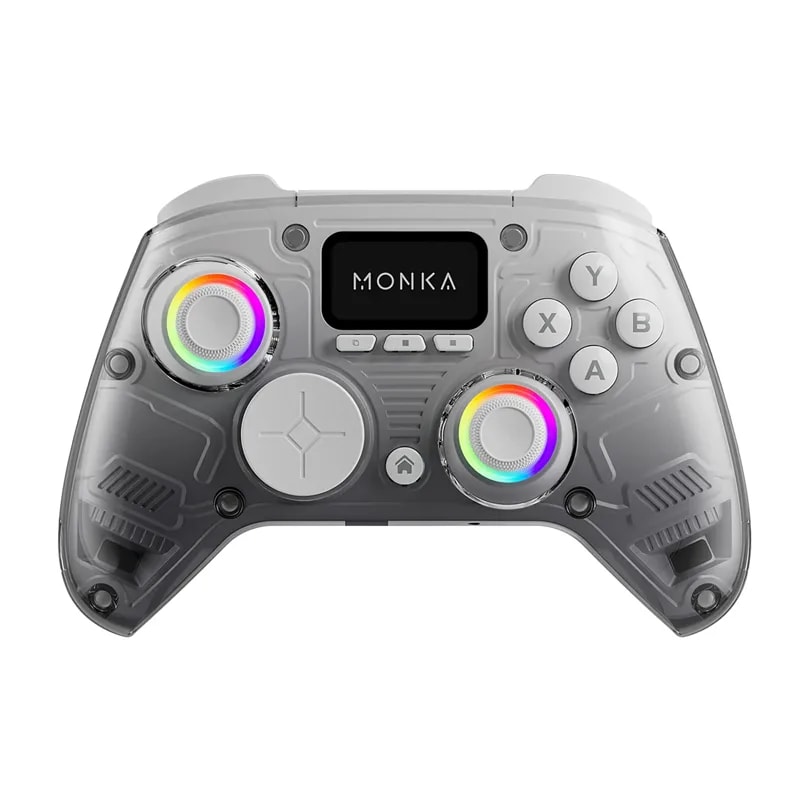 Gamepad Monka GT-86 Mode (2.4G, BT 5.3, Usb-c) Vibracion Dual, Sticks Rgb, 5V 1000MAH PS4, Switch,