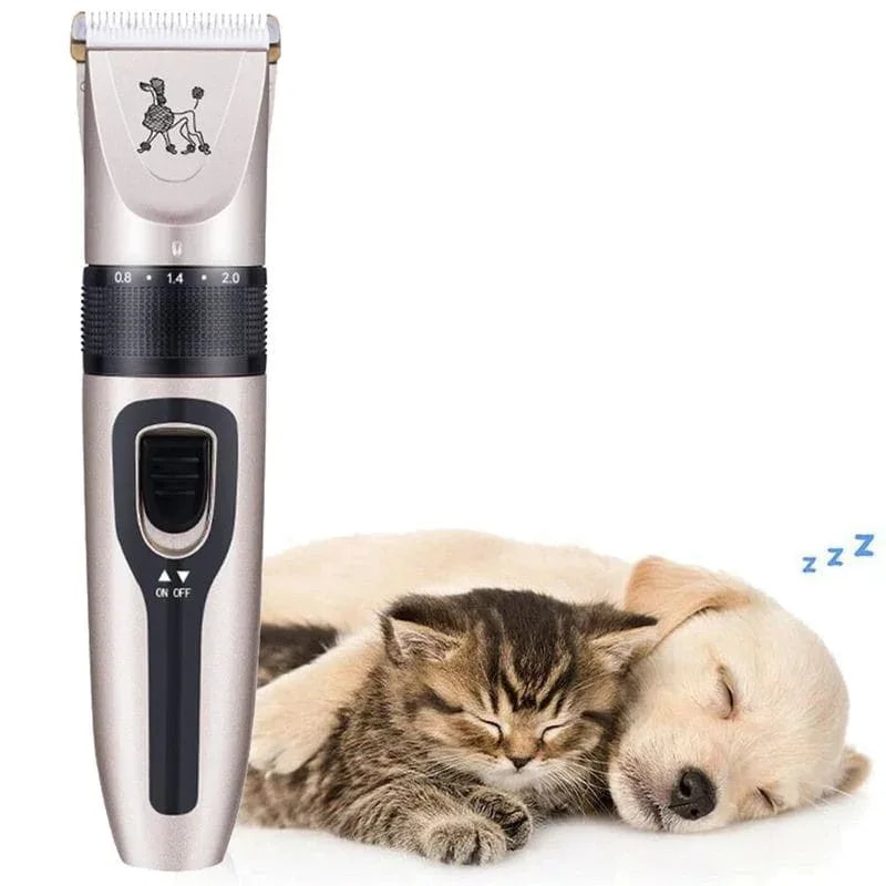 Cortador Pelo Para Mascota, Motor 3V,CUCHILLA Ceramica, Contenido: Cortador, Cargador, 4 Peines,