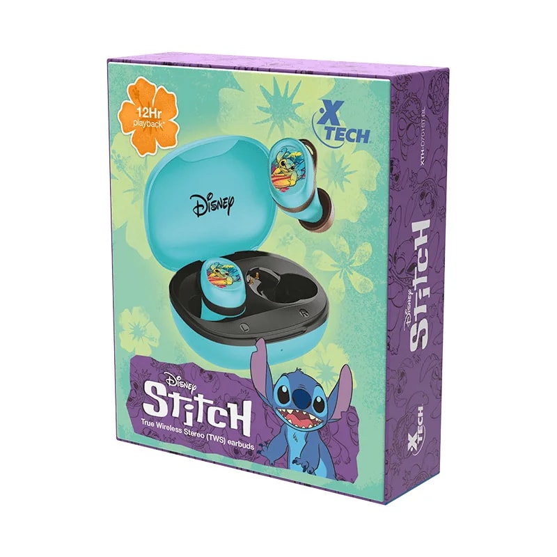 Audífonos Xtech Disney Stitch XTH-D701ST Llamadas Claras Micr Omnidireccional BAT 200MAH Ubs-c