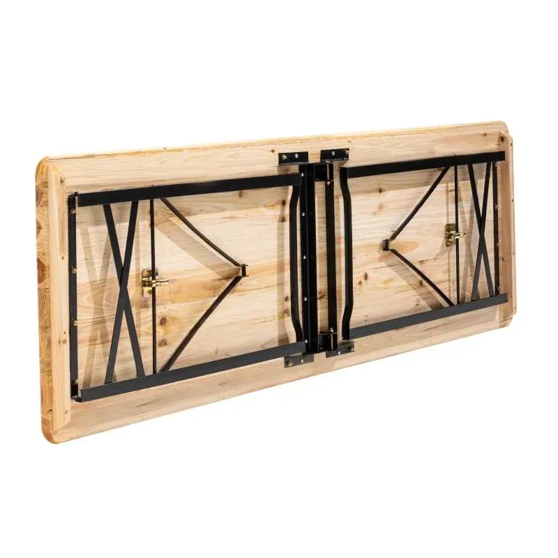 Open Box Mesa Para Eventos Exterior Plegable HY-Z183A Medidas: 183*76*74CM Material: Plastico/metal