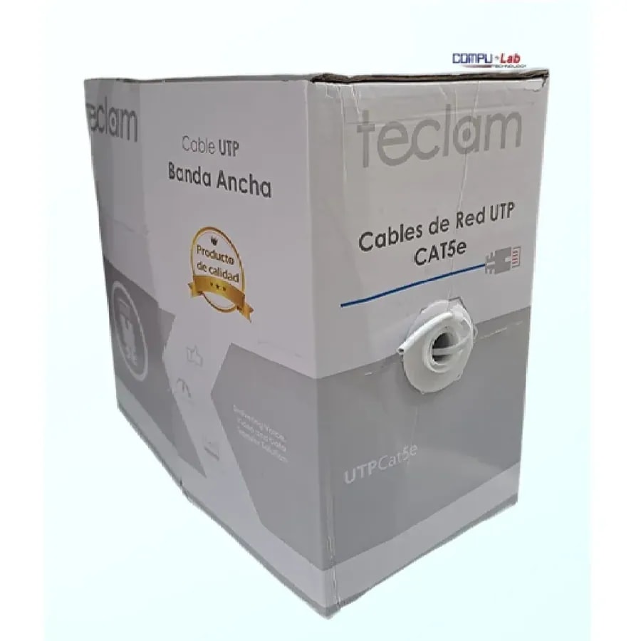 Cable UTP INS Cat 5E 305M Int. (70% Cobre / 30% Aluminio) Blanco