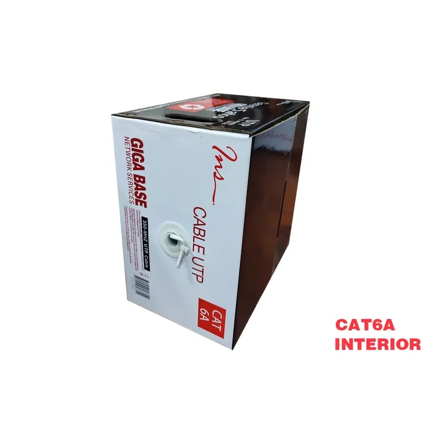 Cable UTP INS Por Metros Cat 6A (70% Cobre / 30% Aluminio) Blanco