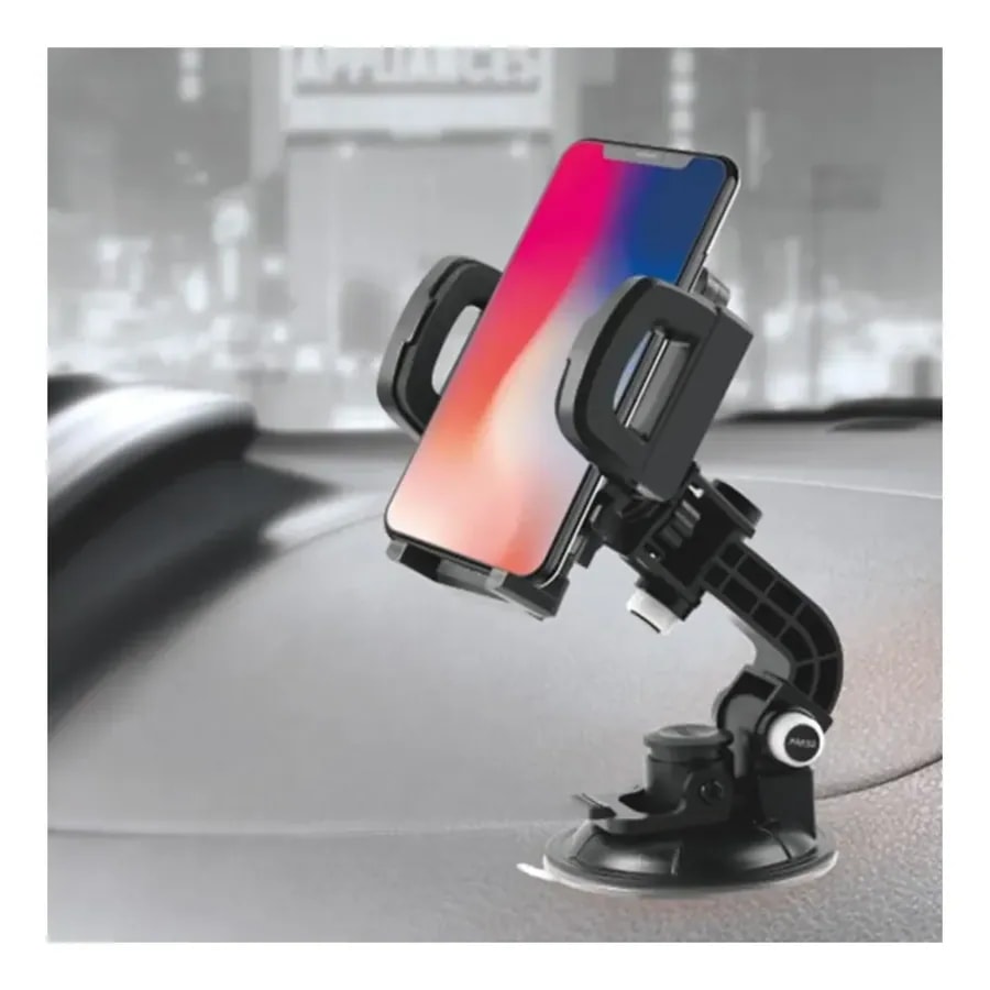 Soporte De Telefono Para Auto Pavareal CH75, 2 Metodos Rejilla Del Aire Y Tablero, Abs + PC + Metal