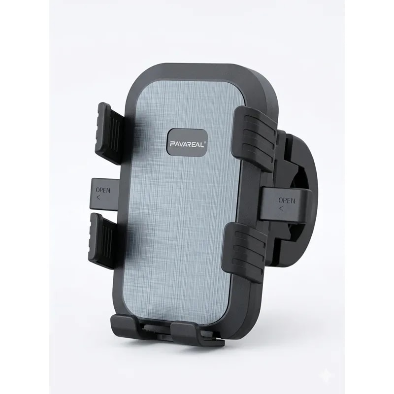 Soporte De Telefono Para Motos Y Bicicletas Pavareal CH76 Ajustable Al Manubrio Absorbe Vibraciones
