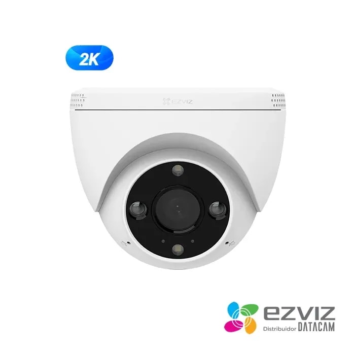 Cámara EZVIZ Domo H4 3MP 2K Int/ext IP67 Color Det. Pers/vehi Ia Audio Defensa Activa Google/alexa