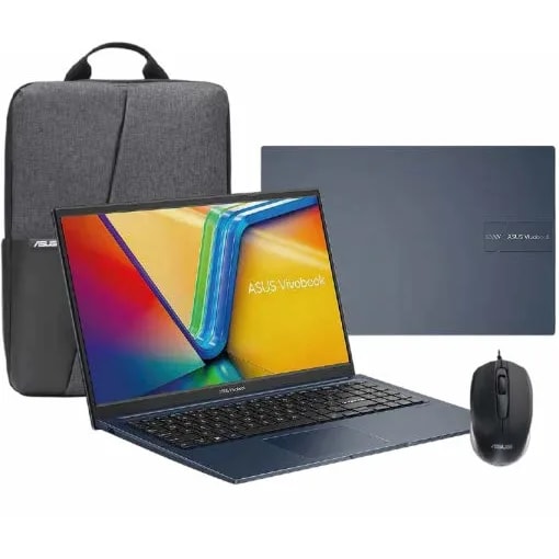 ASUS Vivobook 15.6” FHD I3-1315U 8GB DDR4 (Hasta 16GB) 512GB PCIE