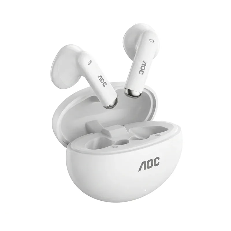 Audífonos AOC White ACT1501WT BT 5,4 350MAH Usb-c