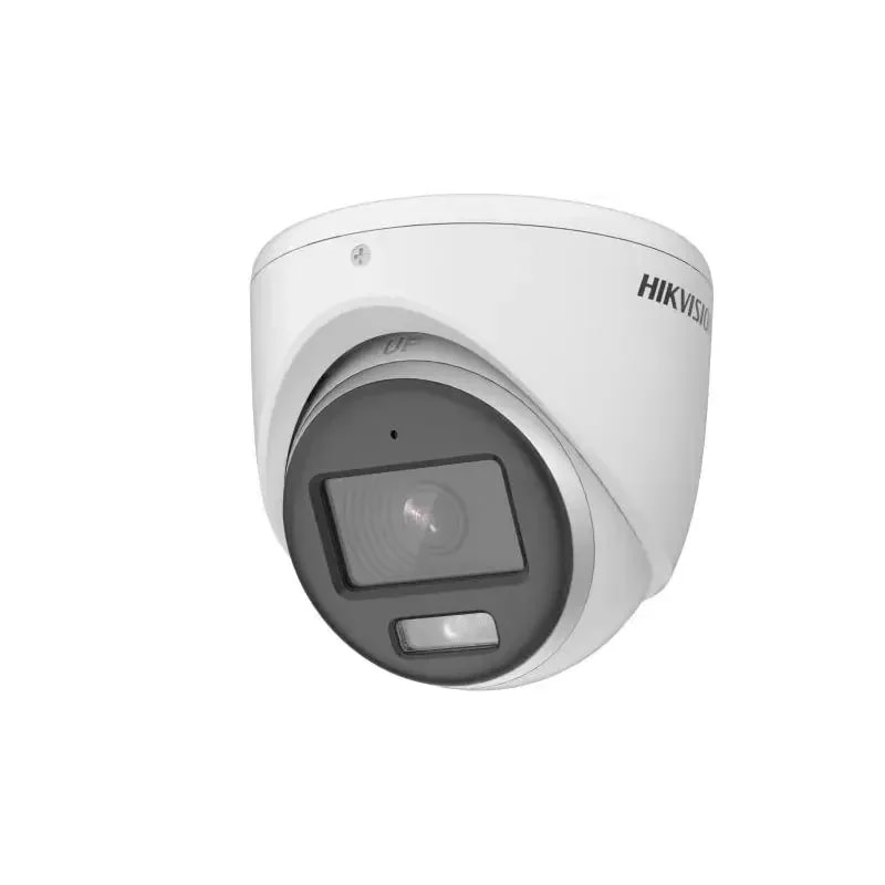 Cámara Domo Hikvision Colorvu 2MP Ext. IP67 Microfono Metalica Color 24/7 LED 20MTS