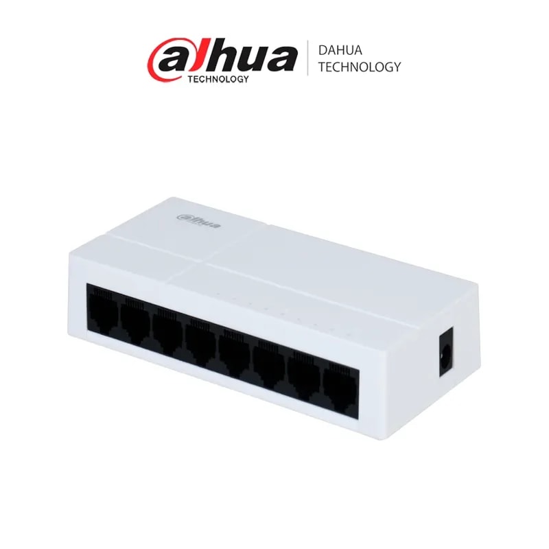 Switch Dahua 8 Puertos Gigabit Plug & Play DH-PFS3008-8GT-L