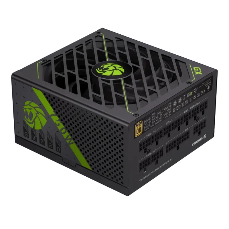 Fuente De Poder GAMEMAX 750W GX-750 Pro BK Modular 90% 80+ Gold Fan 12CM 100-240V ATX3.1 PCIE5.1