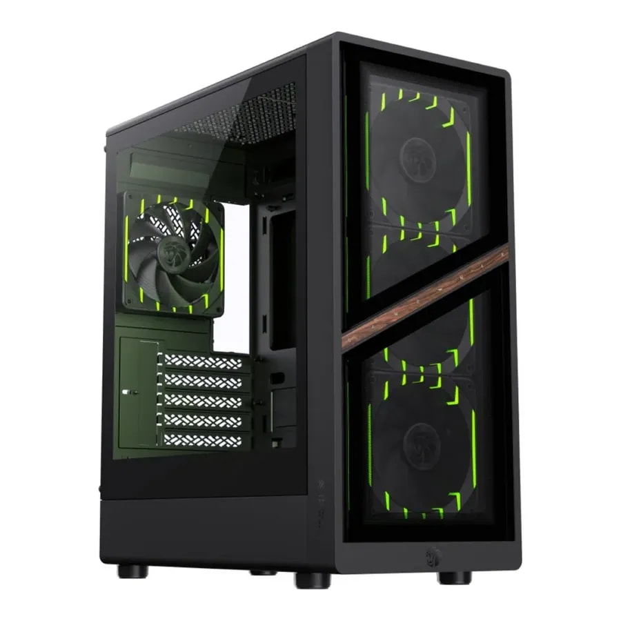 Case GAMEMAX Defender Tg BK M-ATX USB 3.0/2.0 Fan ARGB (front. 3*12CM, Post. 1*12CM) Vidrio Templ.