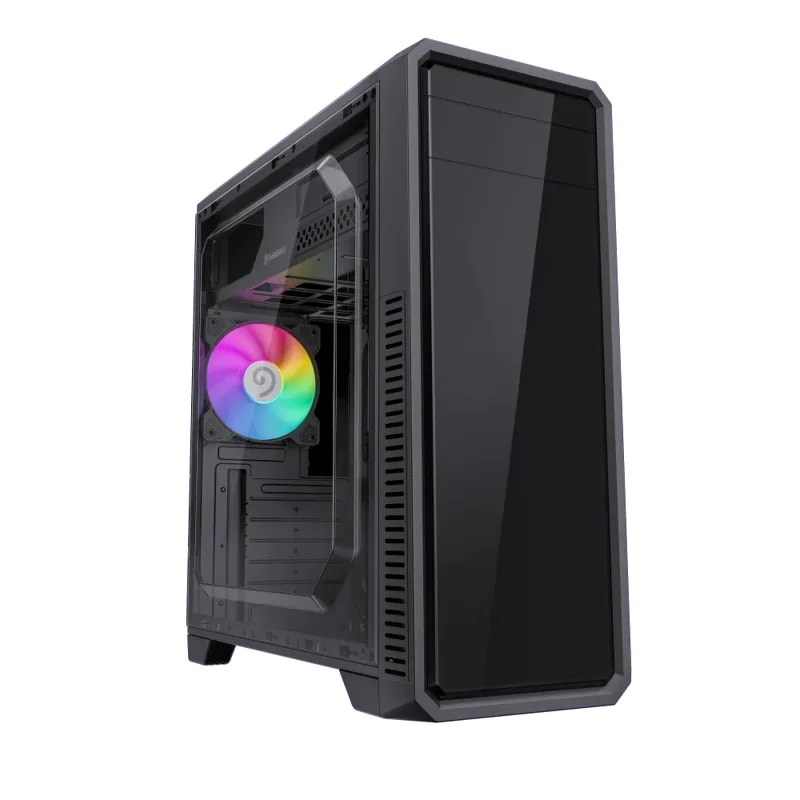 Case GAMEMAX G561E-BK ATX USB 3.0/2.0 Fan Frgb Post. 1*12CM, Acrilico Lateral Y Frontal