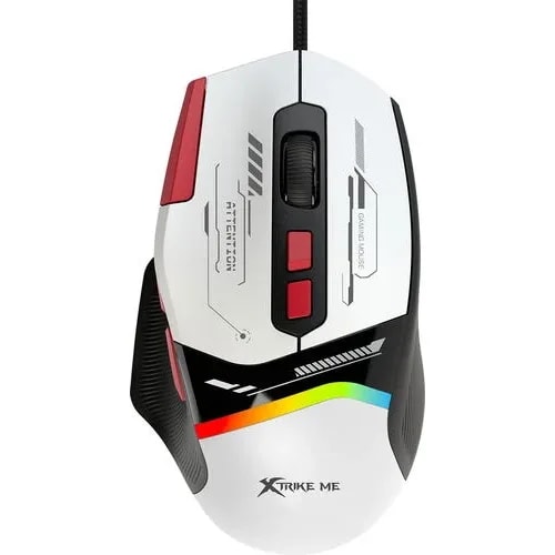 Mouse Xtrike Me GM-323 8 Bot. Programables 12800DPI RGB 13 Modos USB 2,0