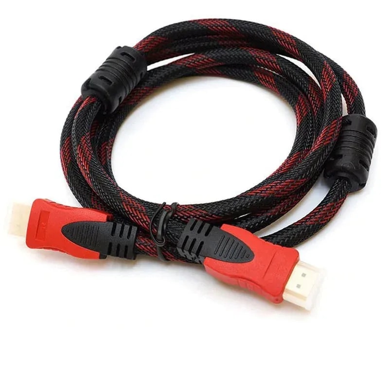 Cable HDMI 1.8M 1080P IS-501 Trenzado Bk/rd