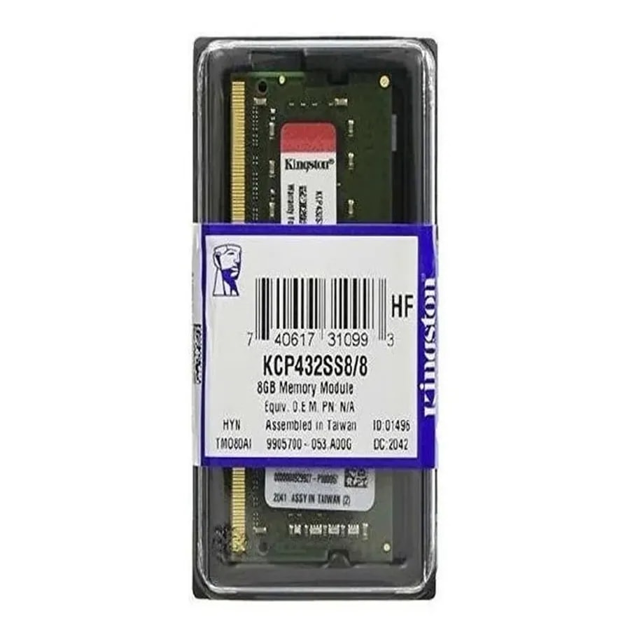 Memoria RAM 8GB DDR4 3200MHZ Kingston Sodimm KVR32S22S88-TW