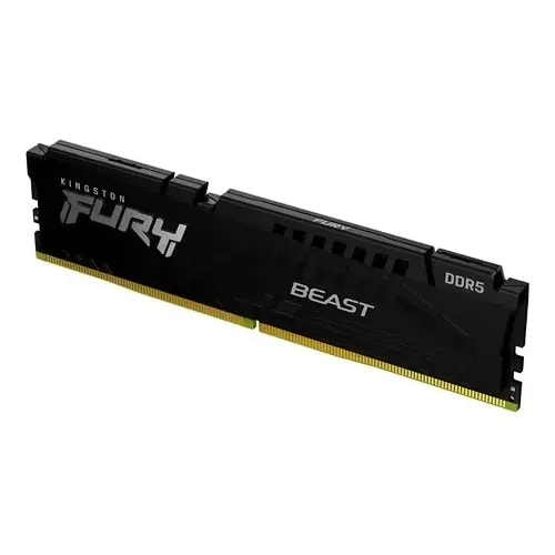 Memoria RAM 16GB DDR5 5600MHZ Kingston Fury Udimm Disipador Black KF556C40BB-16