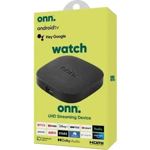 Adaptador Streaming Onn Google TV Fhd, Google Asistant, Control Por Voz Netflix, Disney+, Max Y Mas