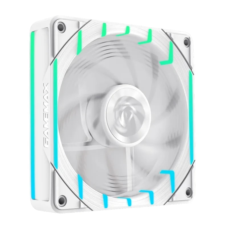 Ventilador GAMEMAX Tornado T12 Argb-rwcon Aspa Inversa LED 24 ARGB Pwm 2200 Rpm Fan 120MM
