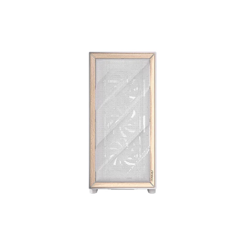 Case Antec Flux Wood White MID Tower 3X120MM IN Front 1X120MM Reverse FAN 1X140MM Rear