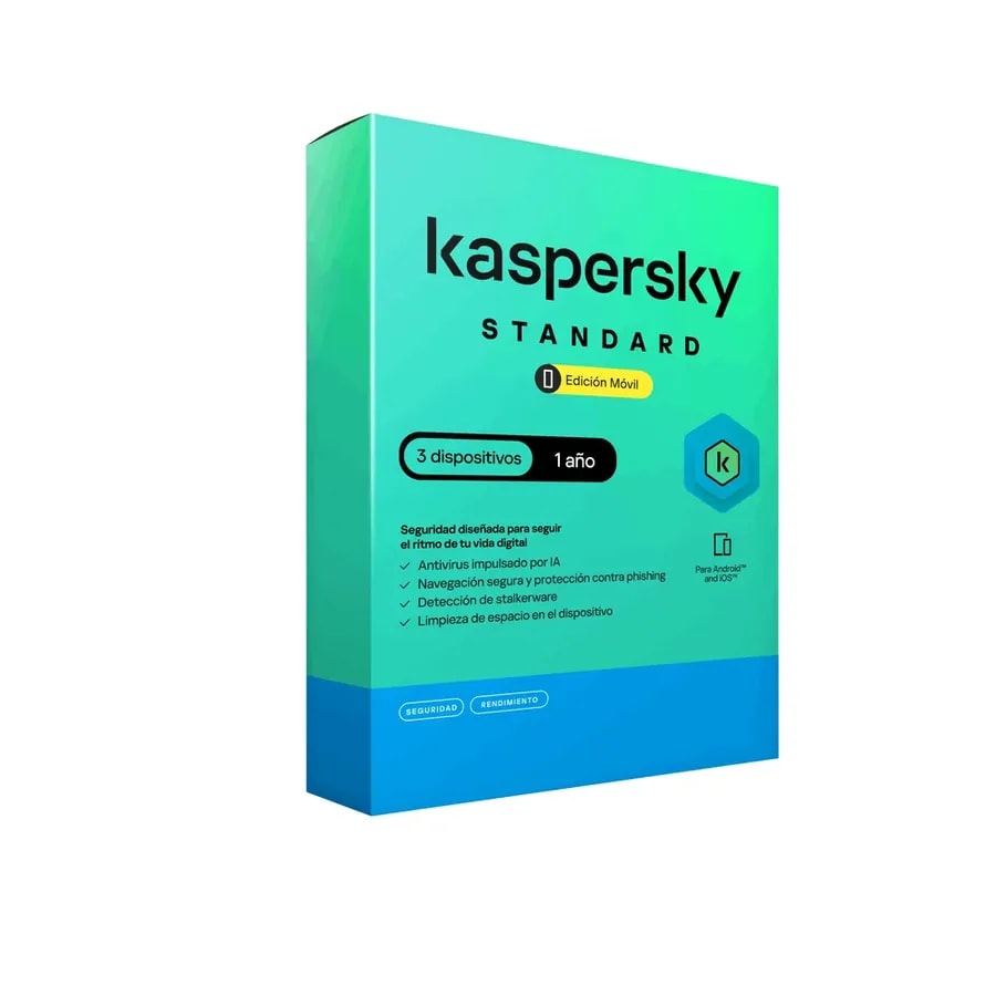 Accesorio ASUS KL1041DDCFS Licencia Kaspersky Standar 3 Dispositivos 1 Year Base Antivirus