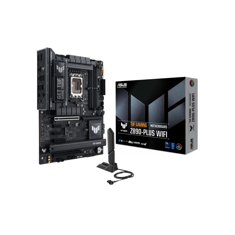 Mainboard ASUS TUF Gaming Z890-PLUS WIFI LGA1851 DDR5 WIFI7 PCIE 5.0 4X M.2 Thunderbolt