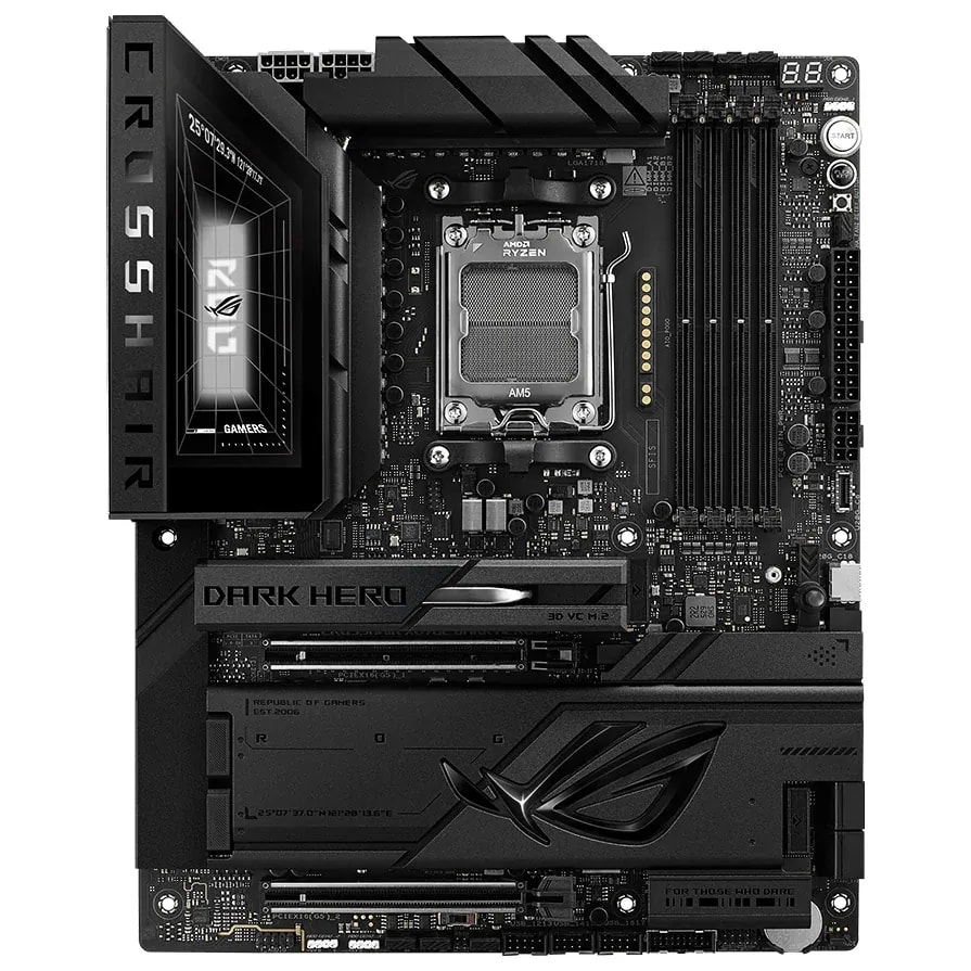 Tarjeta De Video ASUS ROG Crosshair X870E Dark Hero 256GB DDR5 AM5 WIFI7 ATX 90MB1NT0-M0EAY0
