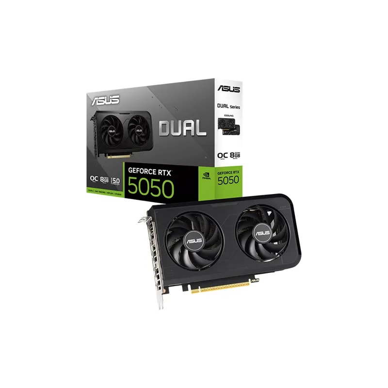 Tarjeta De Video ASUS Dual Geforce RTX 5050 8GB GDDR6 OC Edition 90YV0N72-M0AA00