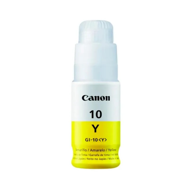 Botella Canon GI10Y Amarillo GM2010 / G6010 7700 PAG GI10Y