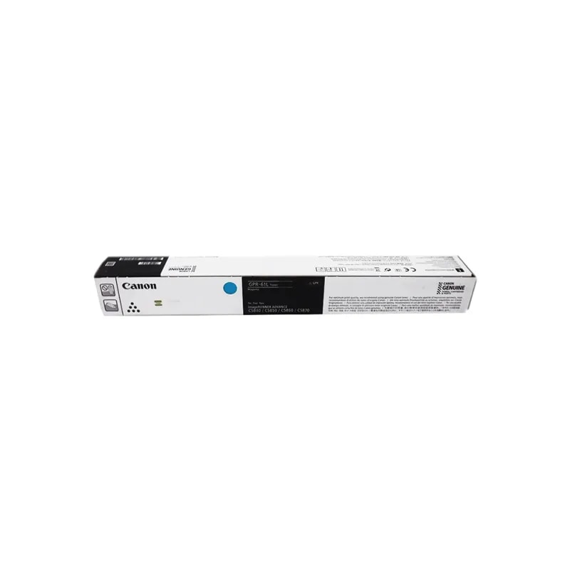 Toner Canon GPR-61L Cyan Rendimiento 26000 Paginas C5850I / C5840I