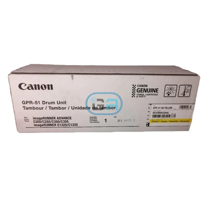Canon GPR-51 Drum Unit Amarillo Rendimiento 19000 Paginas IRC350IF IRC250IF