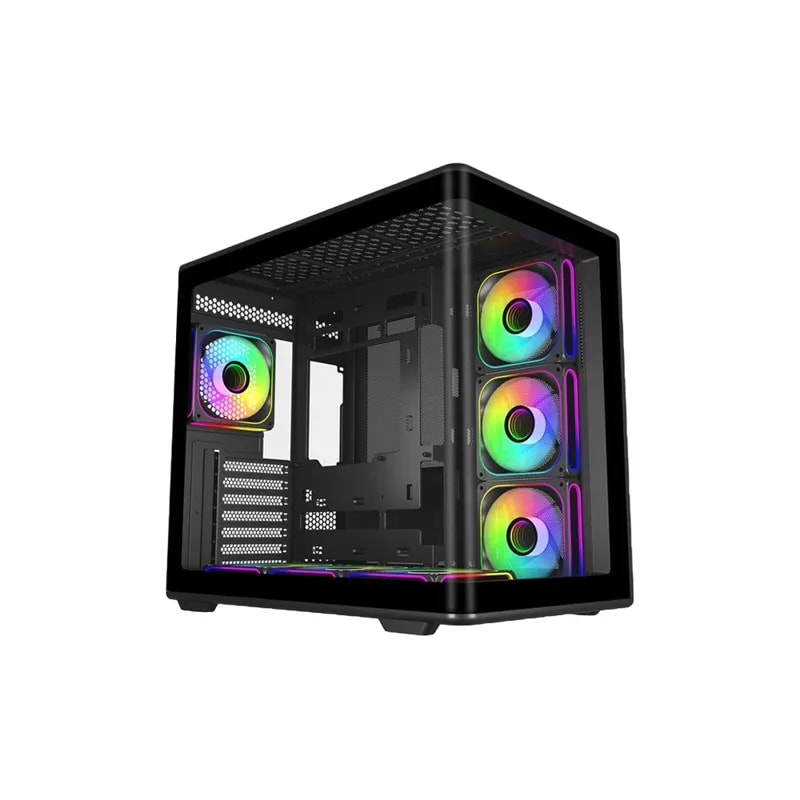 Case Cooler Master MID Tower Elite 600 Black 1X120MM ARGB Rear 3X120MM Side Mount