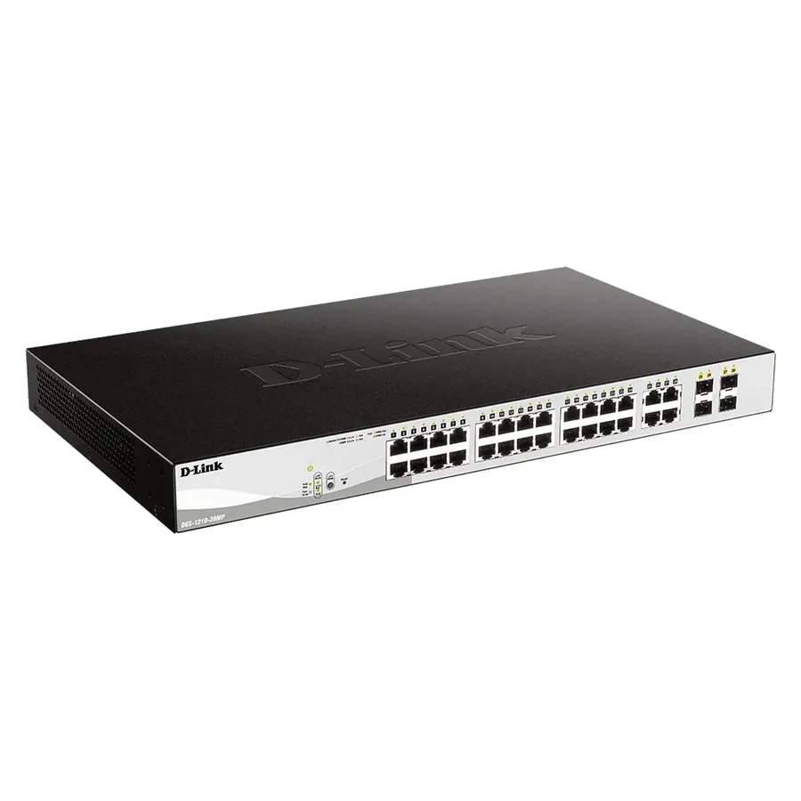Switches / 28-PORT Gigabit Smart Managed POE Switch DGS-1210-28MP