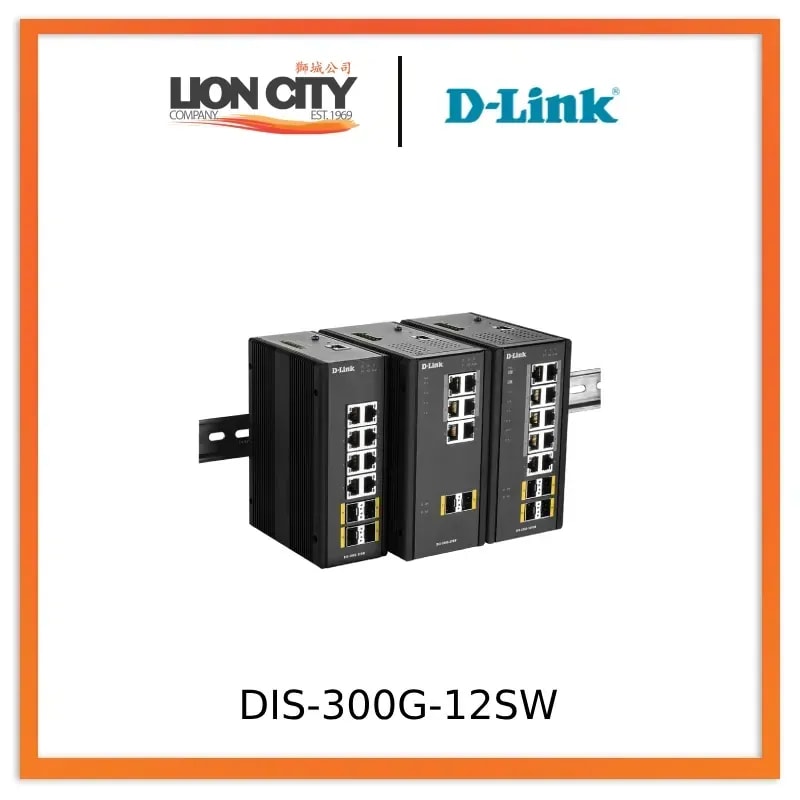 Switches D-link Switch Industrial Gigabit Gestionable DIS-300G-12SW