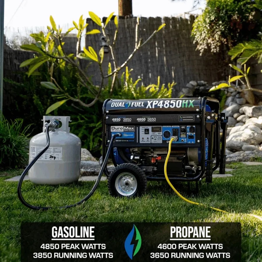 Generador Duromax XP4850HX Portatil Dual Fuel 4850W CO Alert(open BOX)