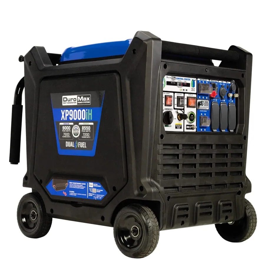 Generador Duromax / Portatil XP9000IH Inverter Dual Fuel 9000W CO Alert / Electric Start(open BOX)