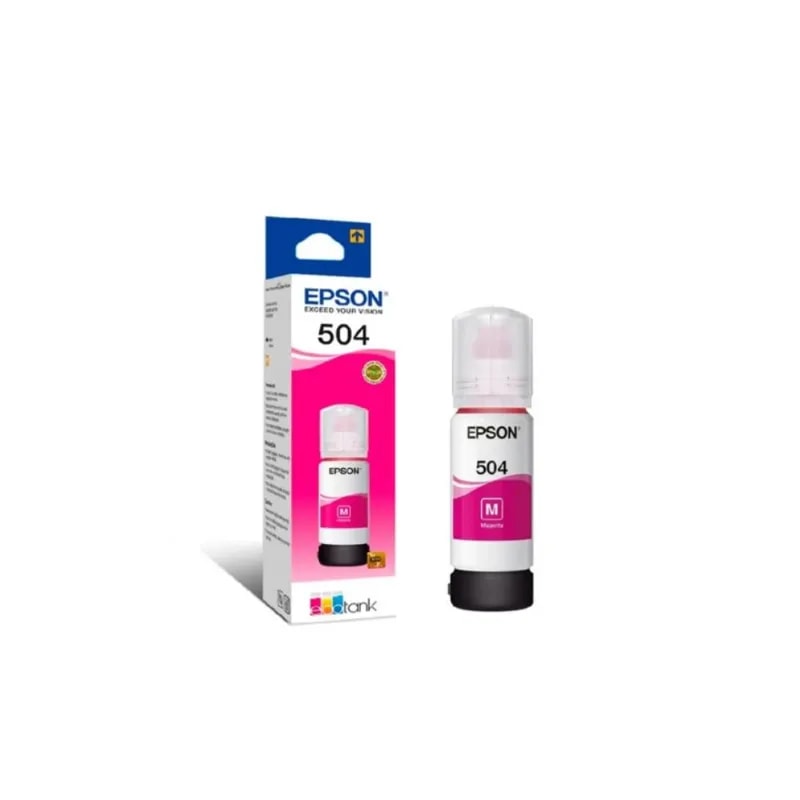 Botella Epson T504 Magenta L4150 / L4160 / L6161 / L6171 / L6191 6000 PAG T504320-AL